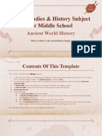 Social Studies History Subject For Middle School 6th Grade Ancient World History