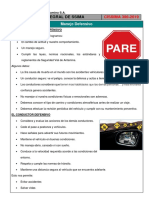 Charla Integral SSIMA 396 - Manejo Defensivo