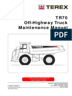 TR70 Off-Highway Truck Maintenance Manual: Click Here For Table of