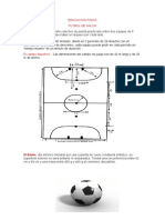 EDUCACIÓN FISICA Cancha de Fútbol de Salon