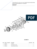 9822/0475 V130-1-1 CRANKSHAFT: Item Part No Change No Description Usage Code QTY