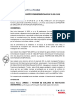 RVI N°187-2021-VI-UCV Aprueba Programa Semilleros de Investigación Universitarios