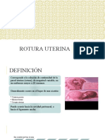 Rotura Uterina y Vasa Previa