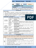 Octubre - 2do Grado Español (2021-2022)