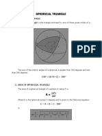 Spherical Trigonometry