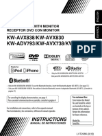 JVC KW Avx738 Manual de Usuario