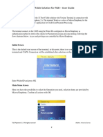 Pay@Table Solution For F&B - User Guide: Initial Screen