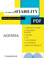 Satisfiability: by Bhavna Singh and Sweta Choudhary