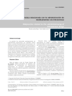 Mala Practica Relacionada Con La Administracion de Medicamentos Intravenosos