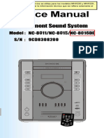 Service Manual: Mini Component Sound System