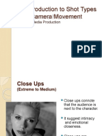An Introduction To Shot Types and Camera Movement: Creative Media Production