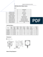 2 Phase 60 (NEMA24) Easy Servo Motor Series: General Specifications