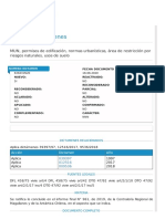 Dictamen #E28431 18.8.2020 MUN, PE, NU, Área de Restricción Riesgos Naturales, Usos de Suelo CGR