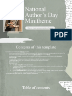 National Author's Day Minitheme by Slidesgo