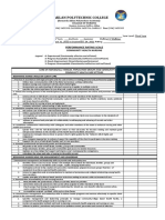 Aklan Polytechnic College: Performance Rating Scale