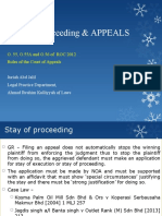 Stay of Proceeding & APPEALS: O. 55, O.55A and O.56 of ROC 2012 Rules of The Court of Appeals