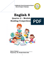 English 8: Quarter 2 - Module 3 Reading Comprehension