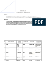 Activity # 3.2 Pharmaceutical Preparations