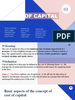 Cost of Capital