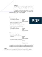 Illustration - Cost of Production Report