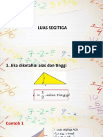 Luas Segitiga + Luas Segi N Beraturan Kelas 11 SMA