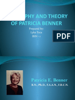 Biography and Theory of Patricia Benner: Prepared By: Lyka Toca BSN - 1