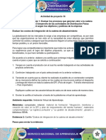 Costos de Integacion de La Cadena de Abstecimiento