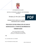 Procesos de Recuperacion de Suelos Degradados A Partir de Biorresiduos Fermentables