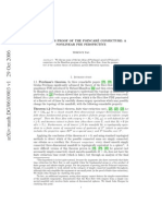 Perelman's Proof of The Poincare Conjecture - A Nonlinear PDE Perspective (Terence Tao)