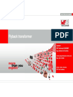 Flyback Transformer: Speaker: WE Technical ACADEMY Ing. Andrea de Gruttola