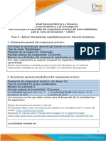 Guía para El Desarrollo Del Componente Práctico y Rúbrica de Evaluación - Unidad 2 - Paso 3 - Aplicar Herramientas Cuantitativas para La Toma de Decisiones