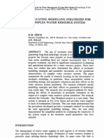 Evaluating Modelling Strategies For A Complex Water Resource System