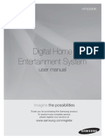 Digital Home Entertainment System: User Manual