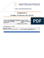 Assignment-1: Deadline: 25 February 2021 @23:59