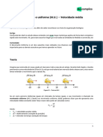 Turmafevereiro-Física1-Movimento Retilíneo e Uniforme (M.U.) - Velocidade Média-10-02-2021