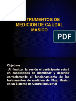 Instrumentos de Medición de Caudal Másico