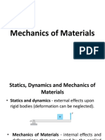 WK 1. Mechanics of Materials and Stress