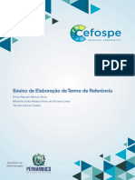 Básico de Elaboração de Termo de Referencia - CEFOSPE