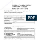 1.... 1st ANNUAL RESSEARCH PROGRESS REPORT (PARB-945)