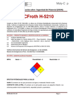 MSDS MCFroth H-5210