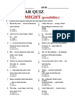 May & Might Worksheet