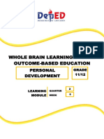 Whole Brain Learning System Outcome - Based Education: Personal Development