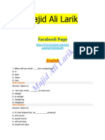 Solved English Mcqs For Competitive Exams by Majid Ali Larik