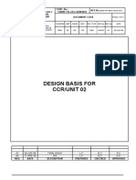 Design Basis For Ccr/Unit 02: Snamprogetti