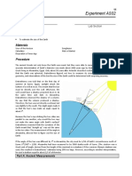 Eratosthenes Experiment AS02: Objective