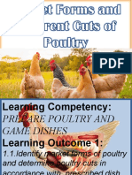 Market Forms and Different Cuts of Poultry