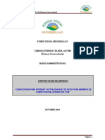 Primera Convocatoria Nº022 2021 FSM