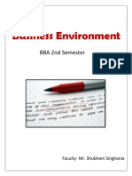 Business Environment 2nd Semster