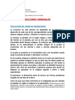 Apuntes Derecho Probatorio I 13-09-2021