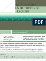 OP2 - Absorção Gasosa e Design de Torres de Recheio